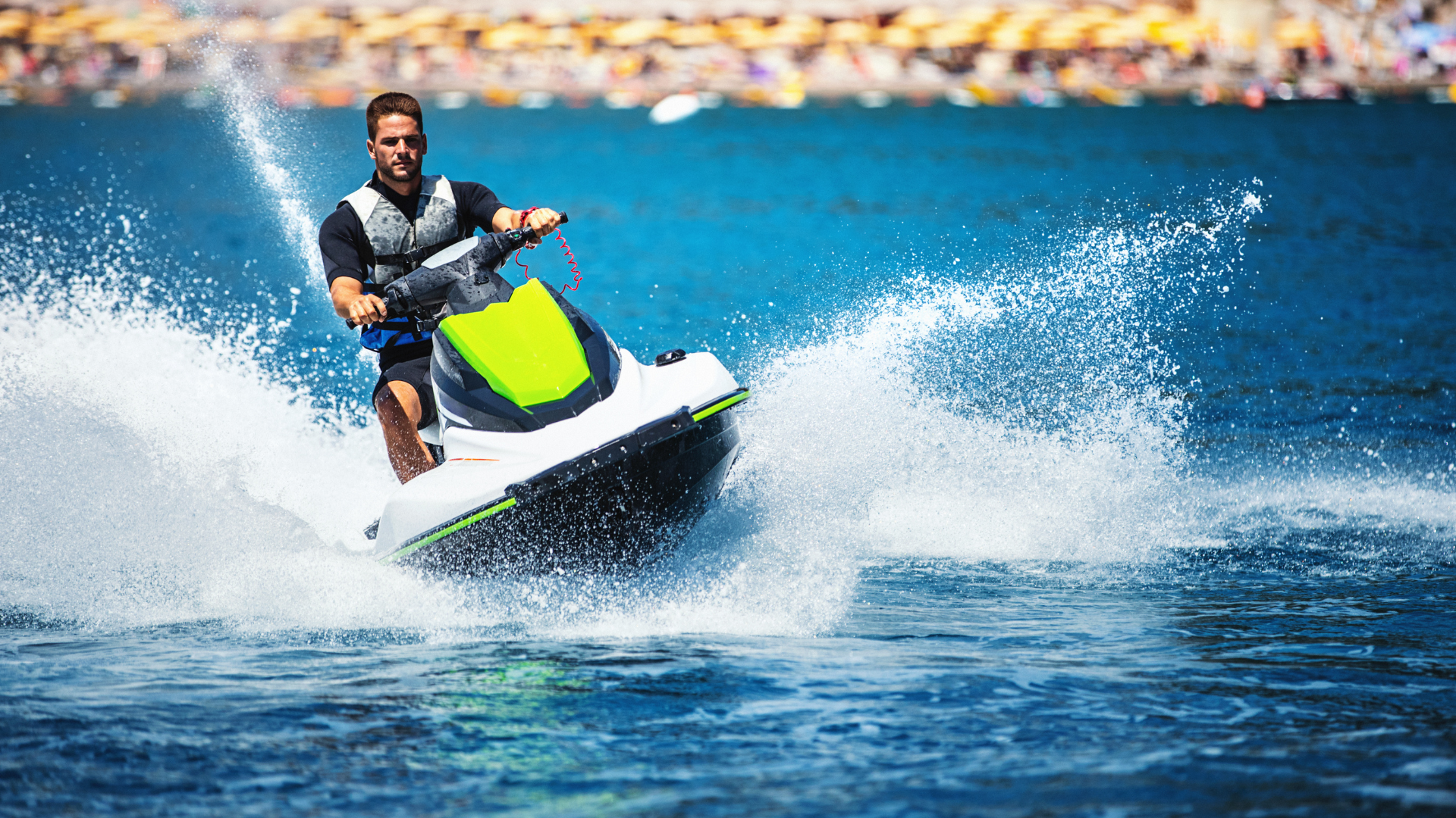 jet skiing activities in Crete