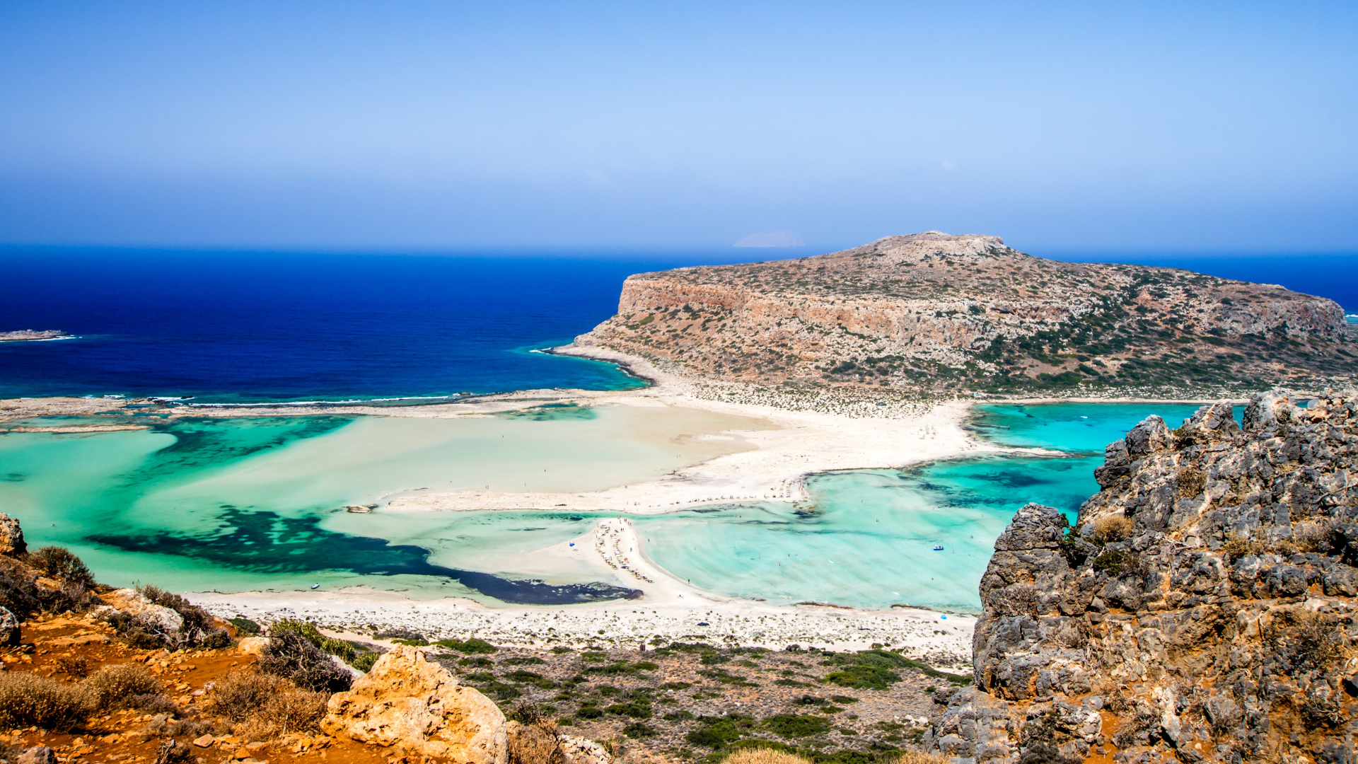 Beaches in Chania balos lagoon