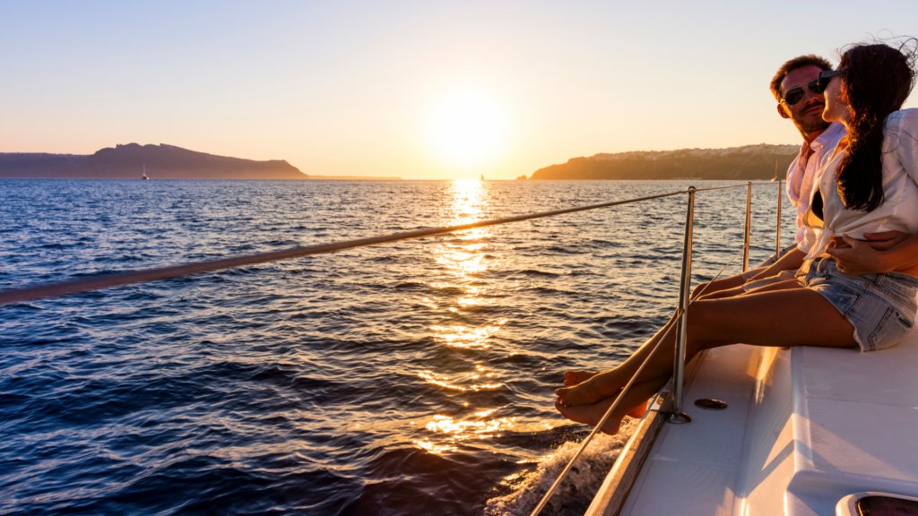 sunset cruise crete